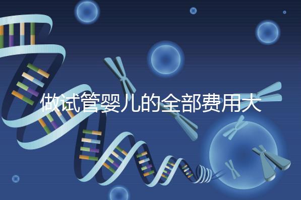 做試管嬰兒的全部費(fèi)用大概是多少,做試管嬰兒的條件有哪些