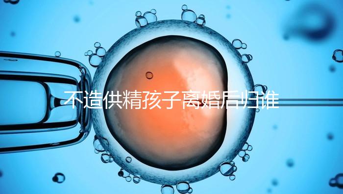 不造供精孩子離婚后歸誰，撫養權爭奪戰法院一般這么判