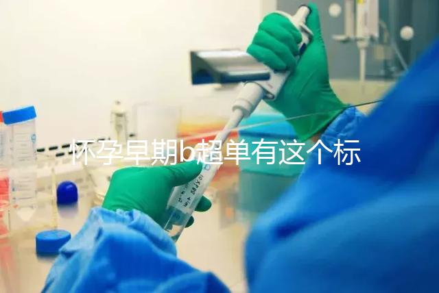 懷孕早期b超單有這個標志一般是女孩，孕囊數(shù)據(jù)暗藏玄機