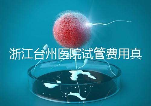 浙江臺州醫院試管費用真不高，這些攻略教你提升助孕成功率